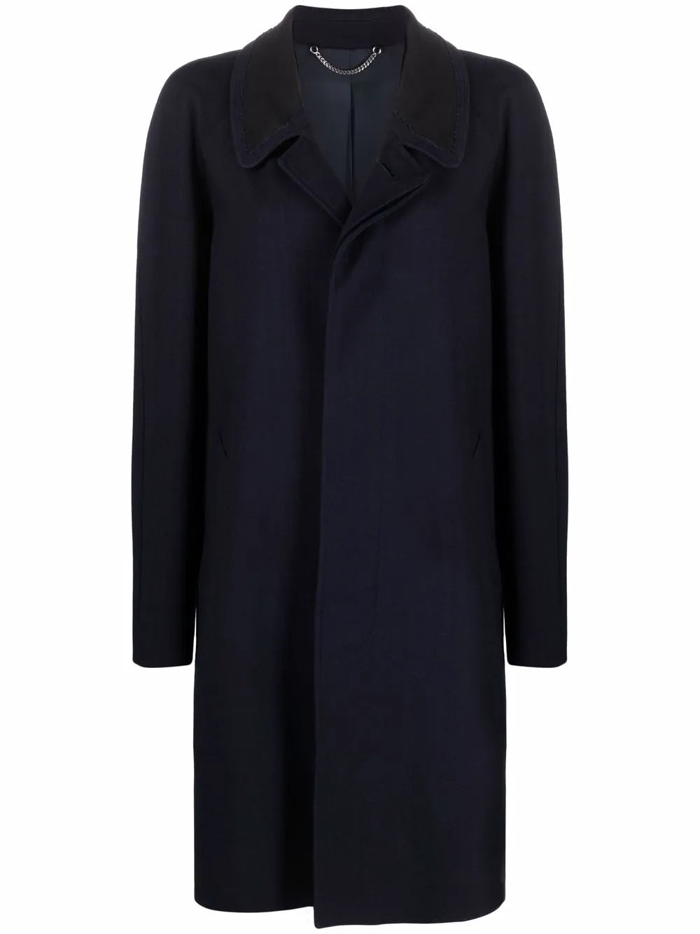 Single-Breasted Mid-Length Coat