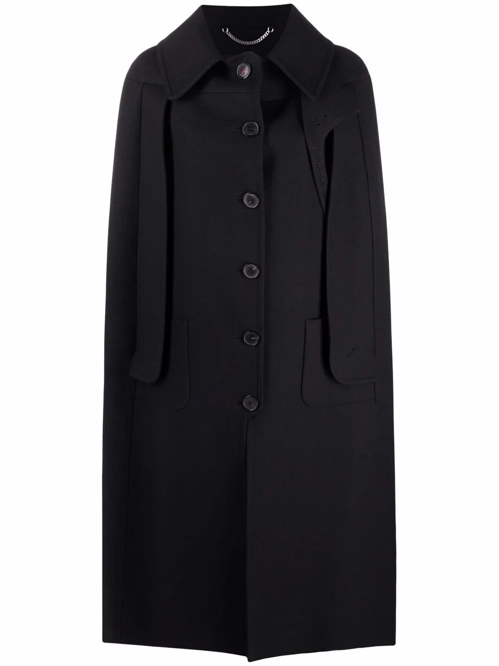 Single-Breasted Sleeveless Coat
