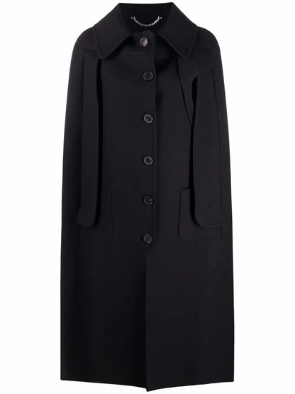 Single-Breasted Sleeveless Coat