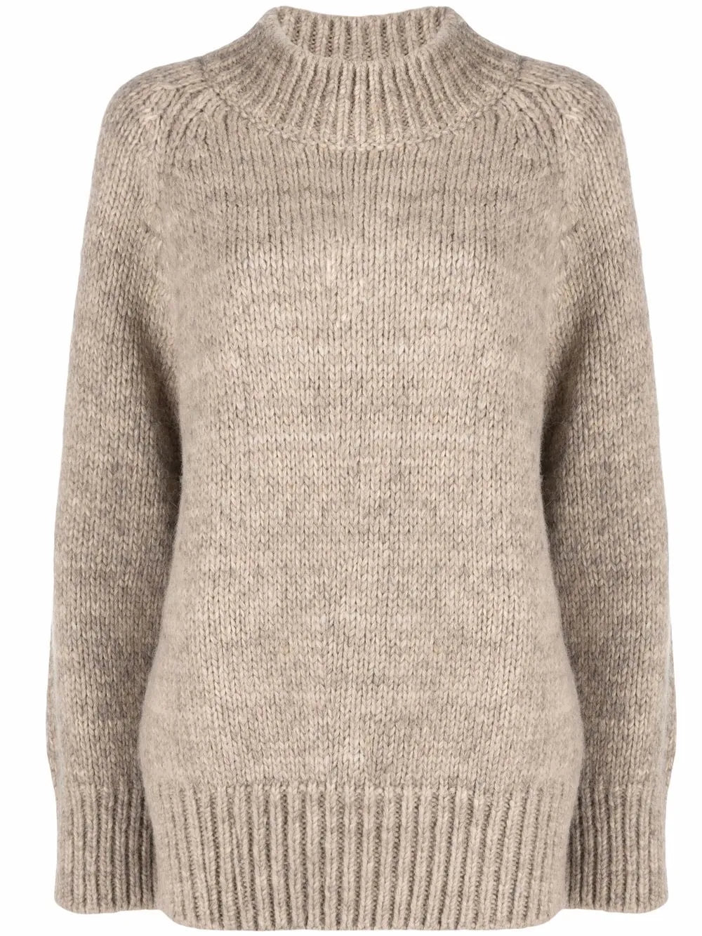 High Neck Knitted Jumper