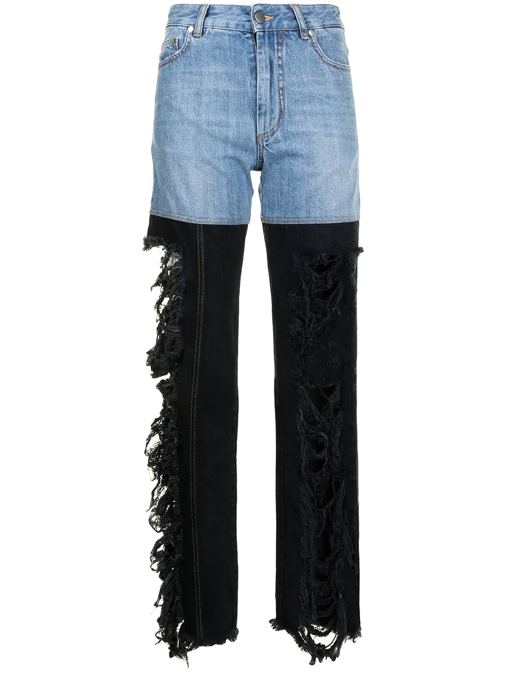 Combo High-Rise Straight Jeans