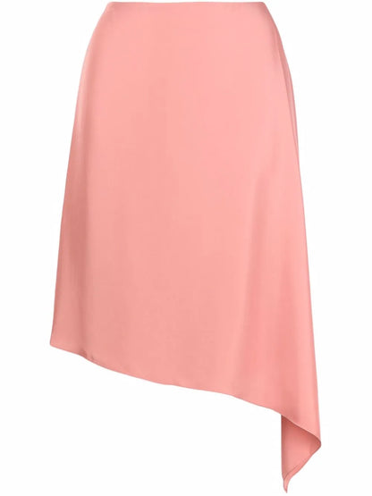 Asymmetric-Hem Skirt