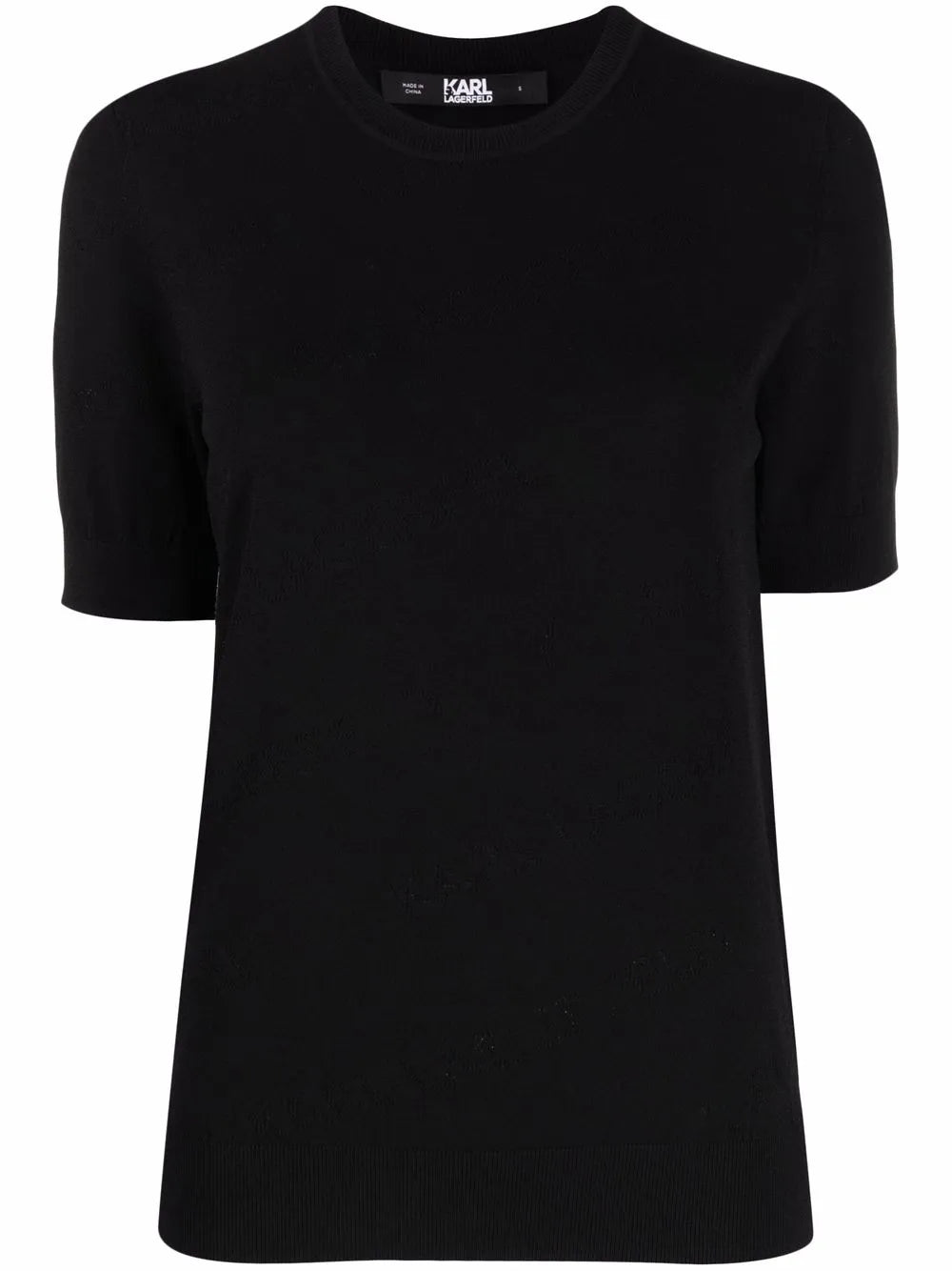 Logo Jacquard Knitted Top