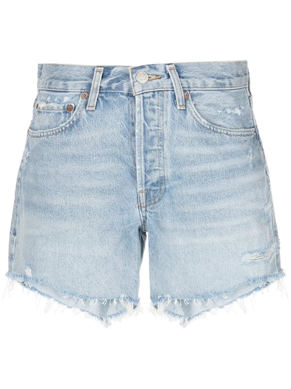 Parker High-Waisted Denim Shorts