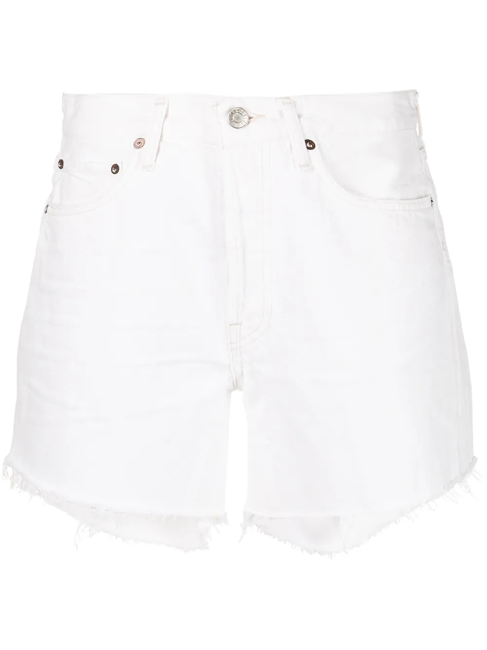 Parker High-Waisted Denim Shorts