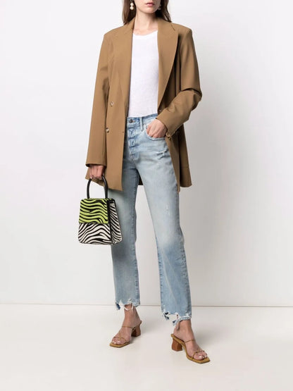 Faded Slim-Cut Jeans