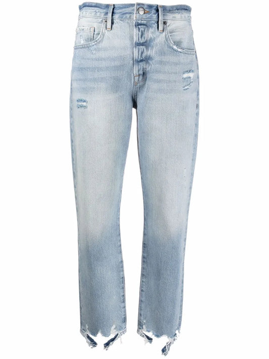 Faded Slim-Cut Jeans