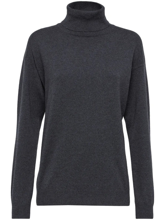 Roll Neck Cashmere-Knit Sweater