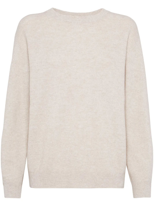Long-Sleeve Knitted Jumper