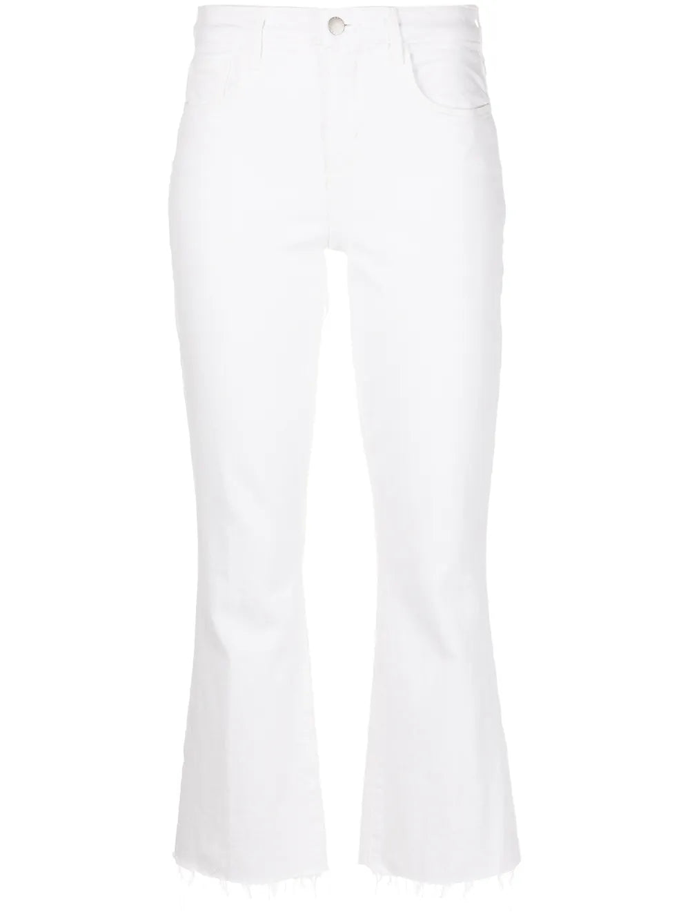 High-Waisted Cropped Jeans