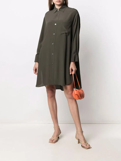 Flared Shirt Dress