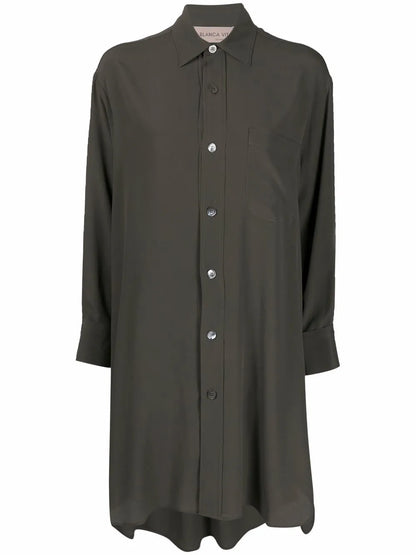 Flared Shirt Dress