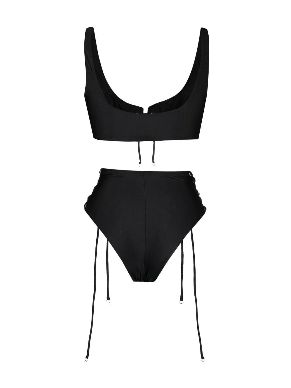 Lattice-Strap Bikini Set