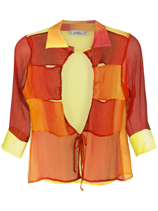 Printed Silk Shirt