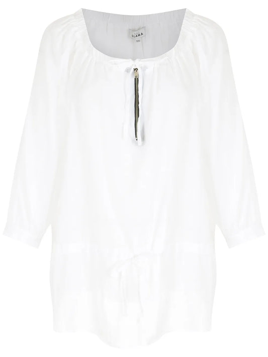 Tie-Fastening Blouse