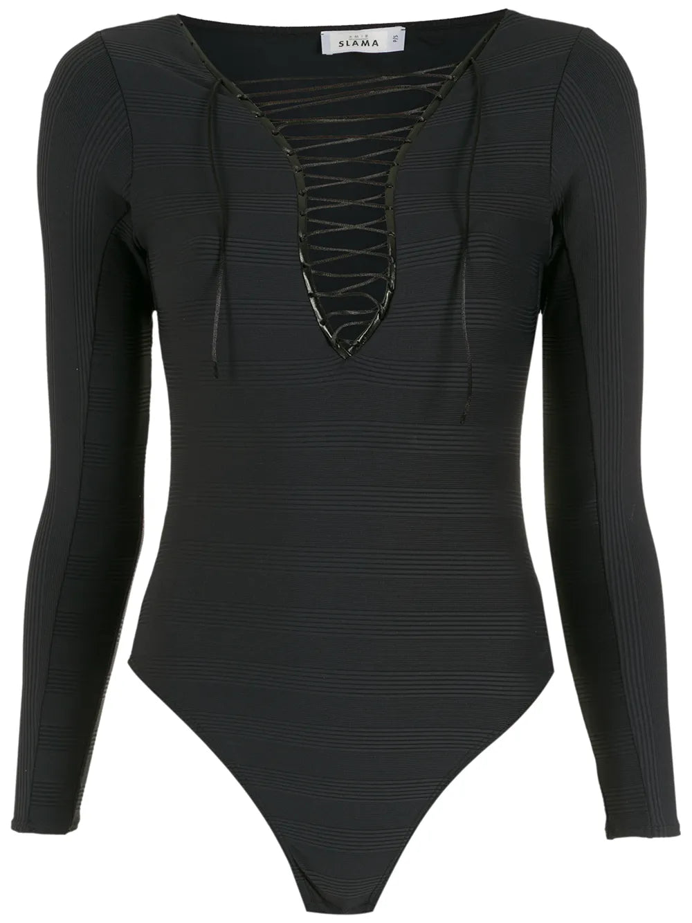 Lace-Neck Bodysuit