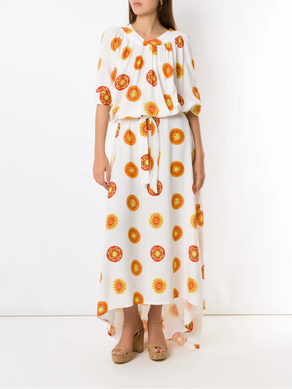 Printed Oversized Dress