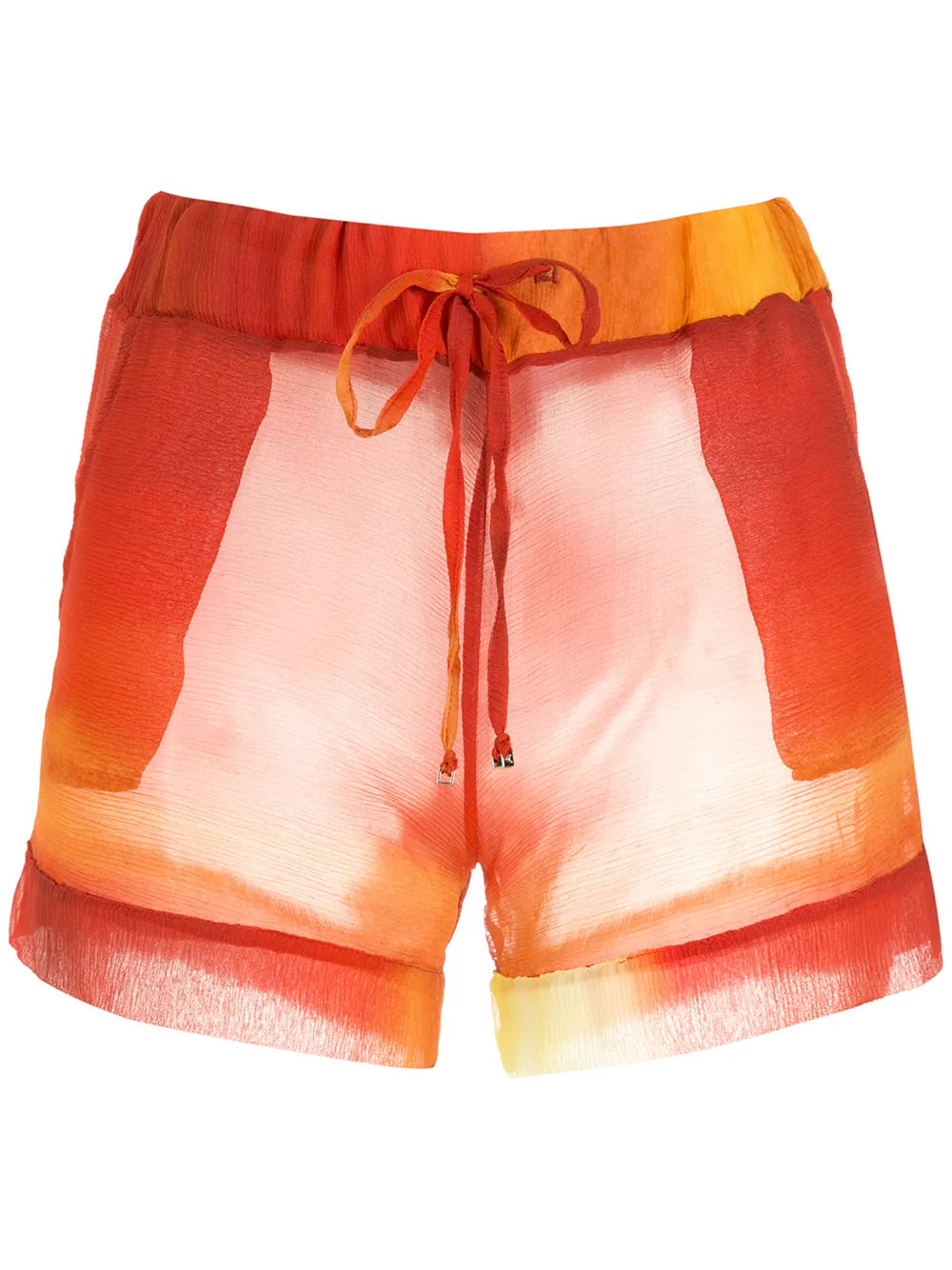 Printed Silk Shorts