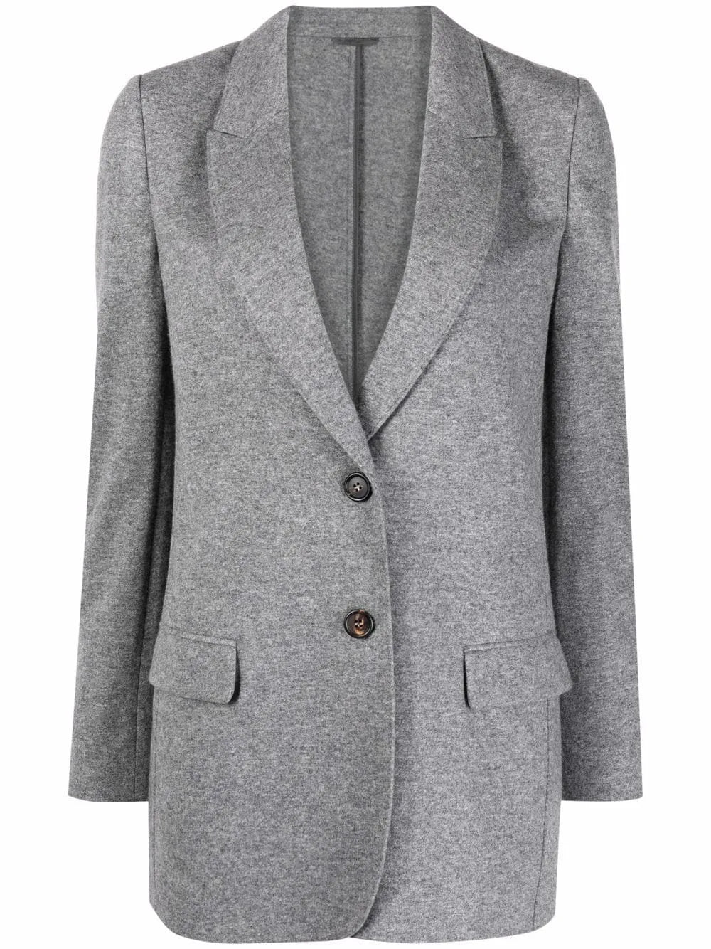 Single-Breasted Cashmere Jacket