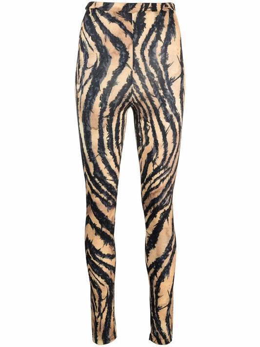 Zebra-Print Leggings
