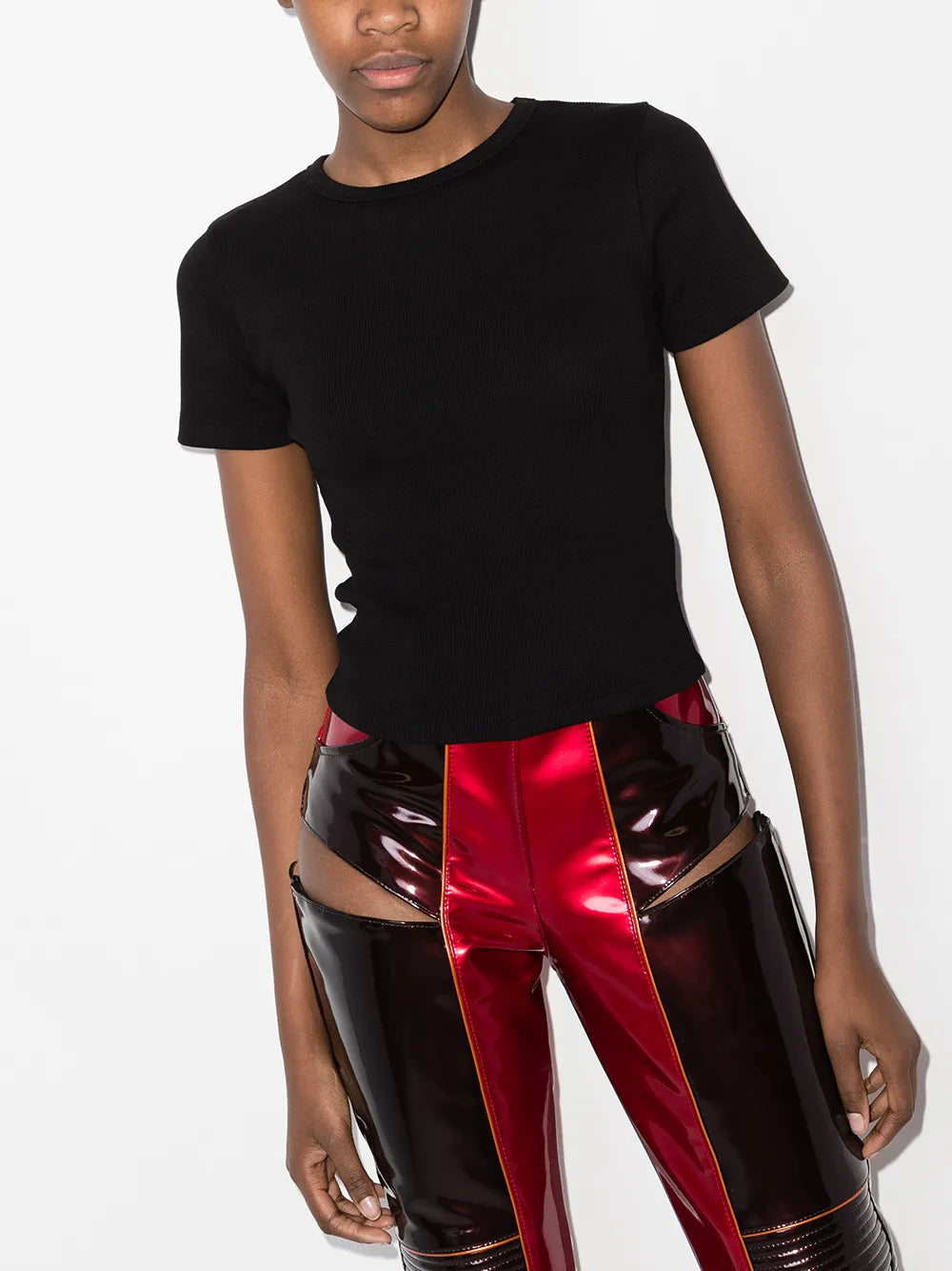 Short-Sleeved Cropped T-Shirt