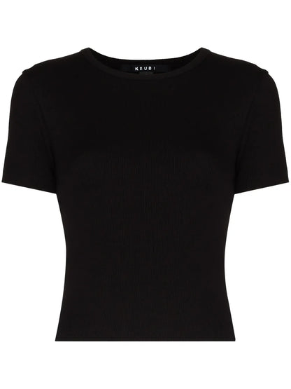Short-Sleeved Cropped T-Shirt
