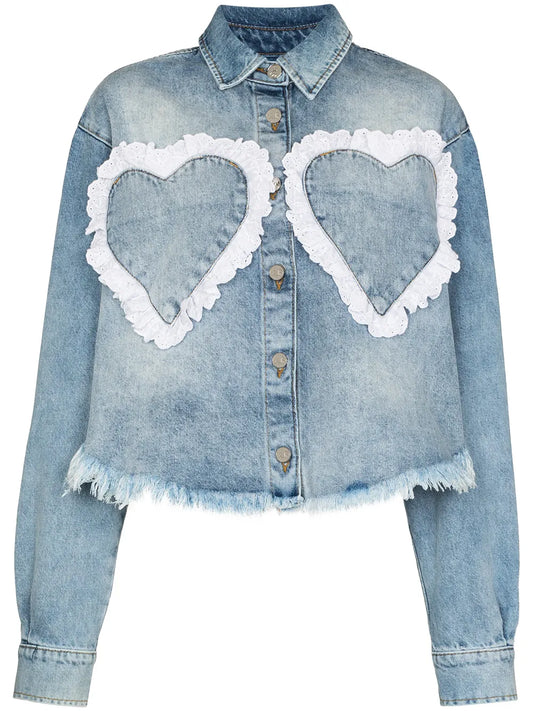 Heart Pocket Denim Shirt