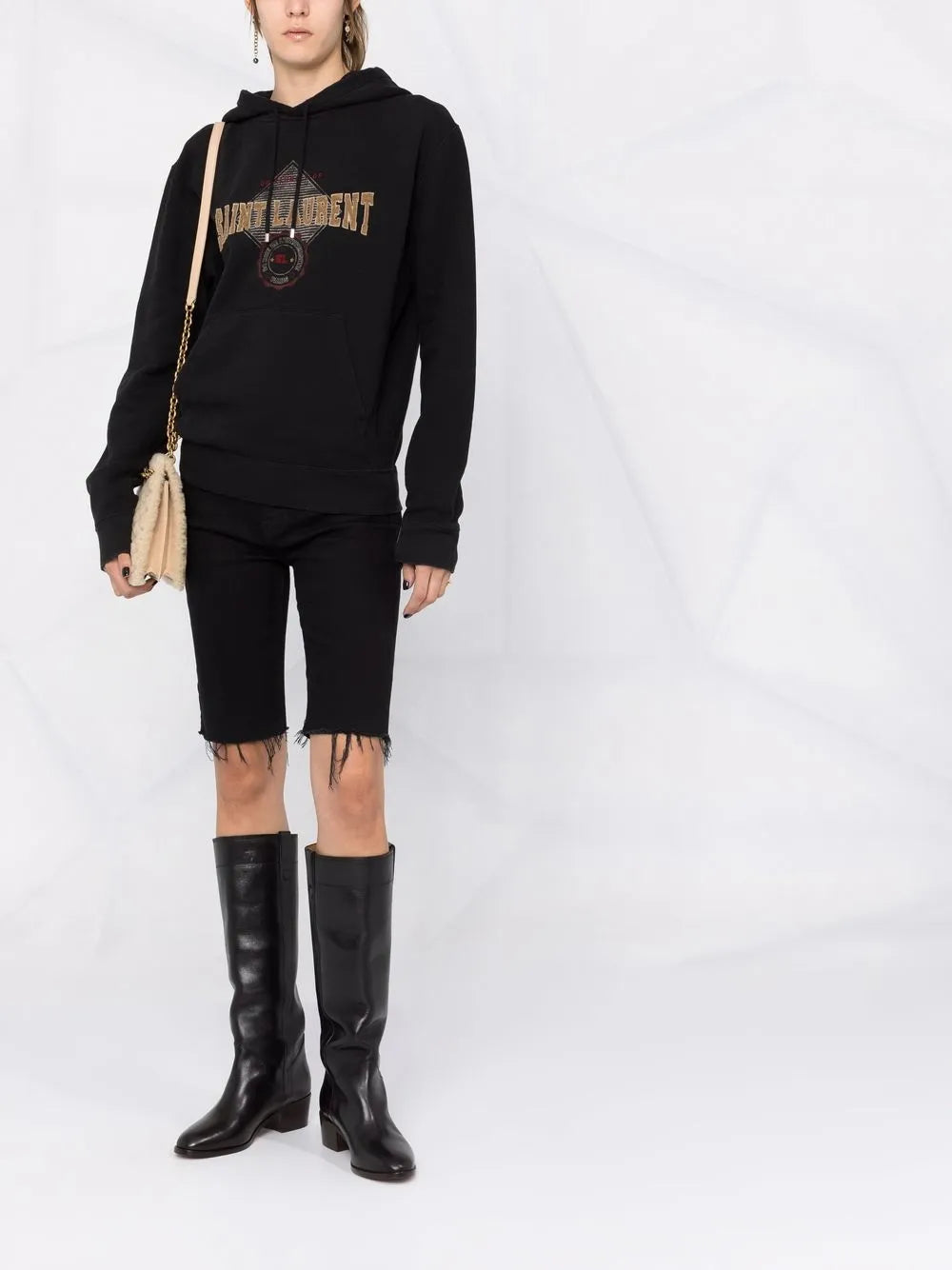 Empiecement Logo Hoodie