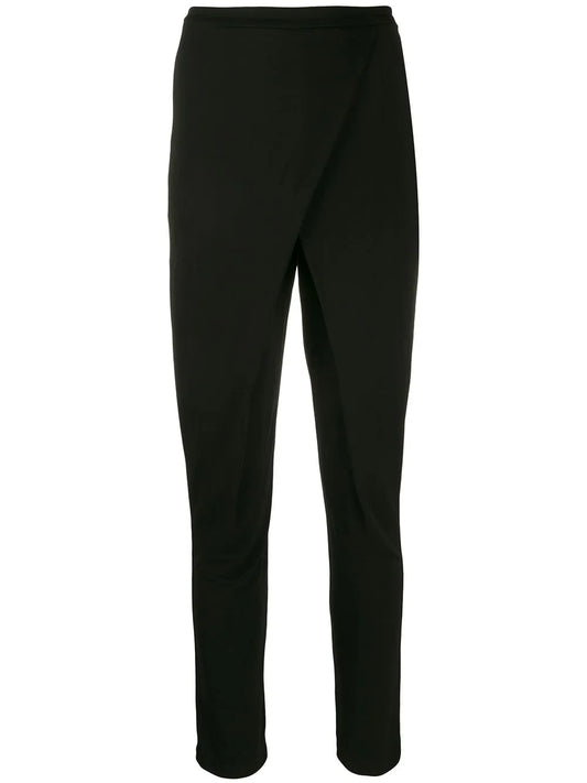 Wrap-Effect Panelled Trousers