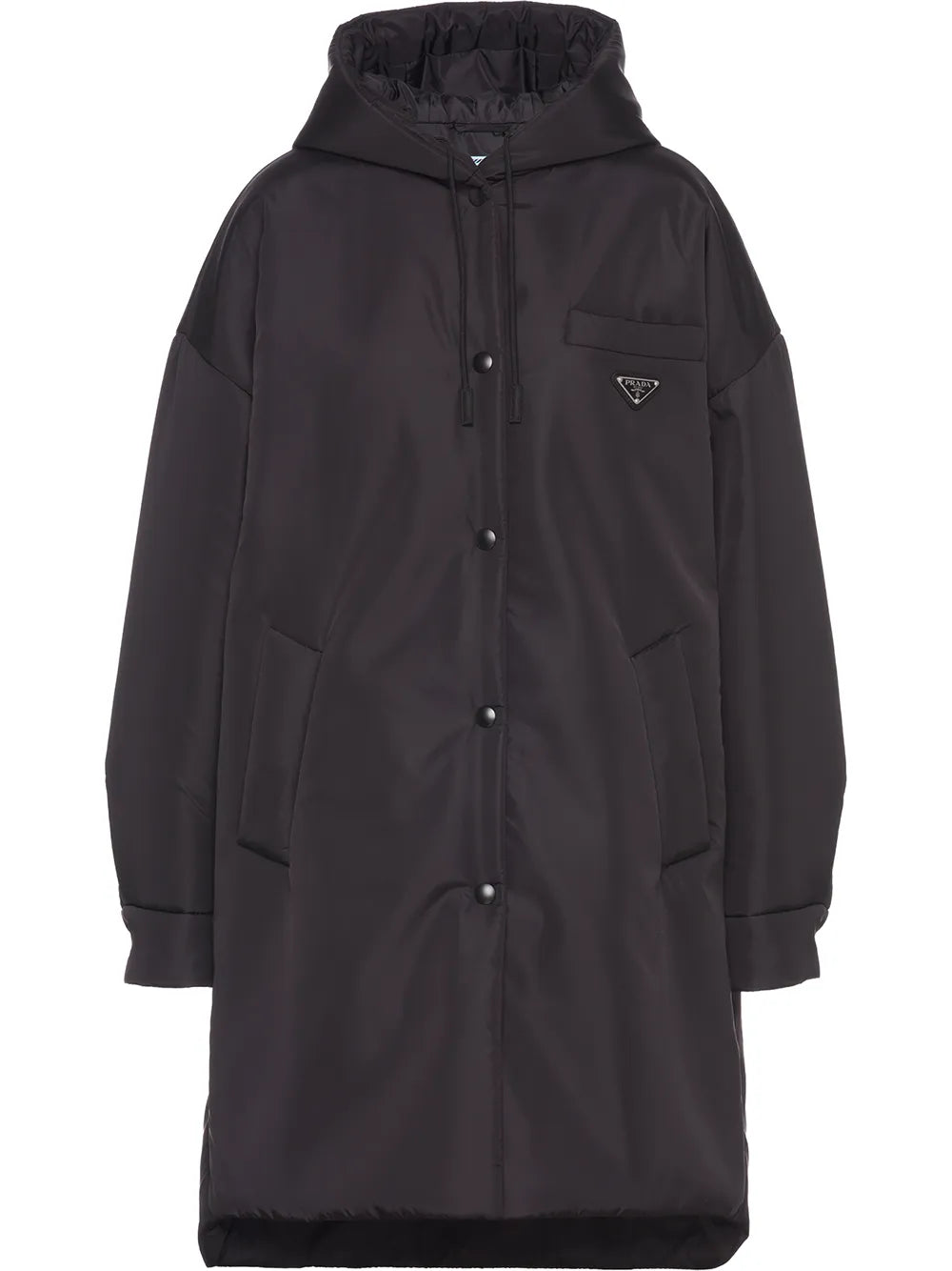 Light Re-Nylon Triangle-Logo Raincoat