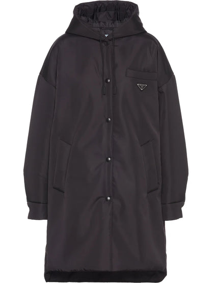Light Re-Nylon Triangle-Logo Raincoat