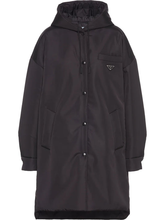 Light Re-Nylon Triangle-Logo Raincoat