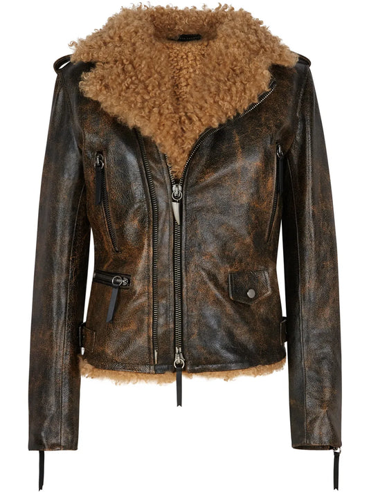 Amelia Shearling-Lined Jacket