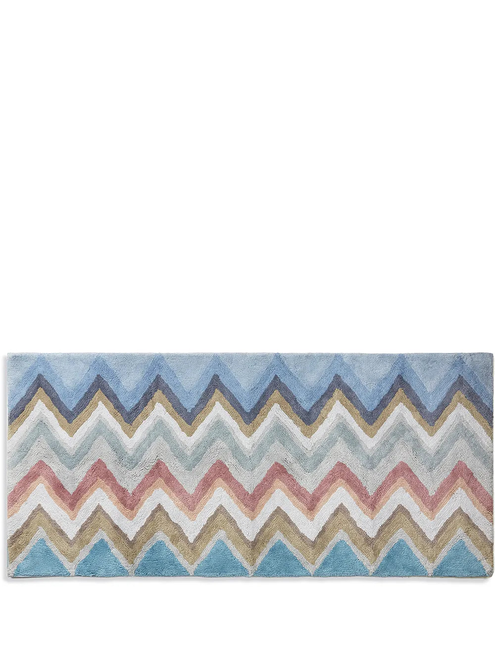 Amone Chevron-Print Bath Mat
