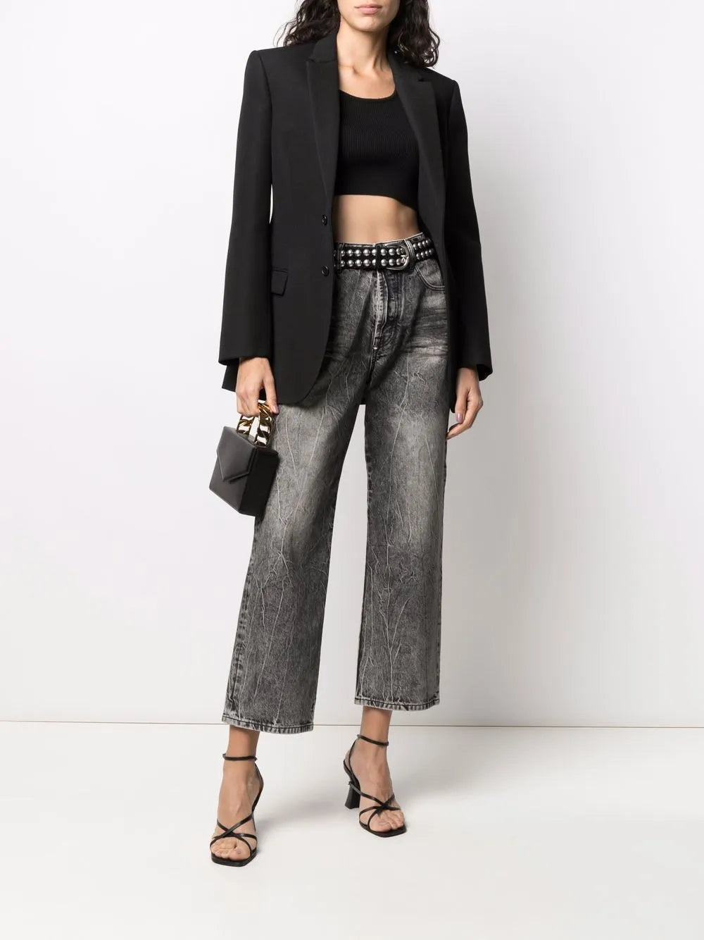 Iconic Plein Wide-Leg Jeans