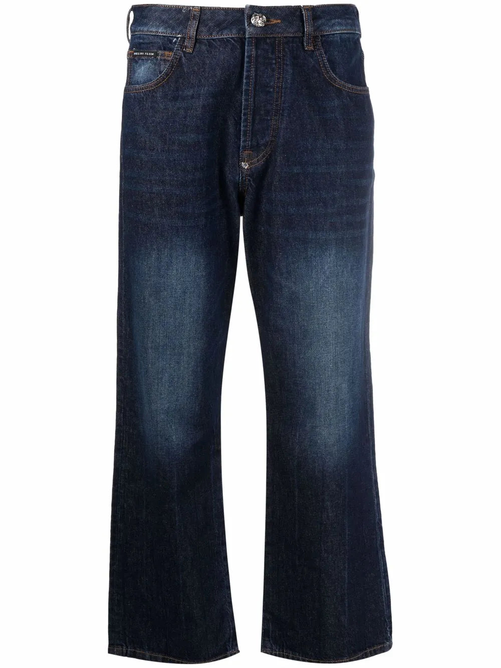 Iconic Plein Wide-Leg Jeans