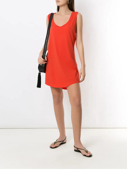 Sleeveless T-Shirt Dress