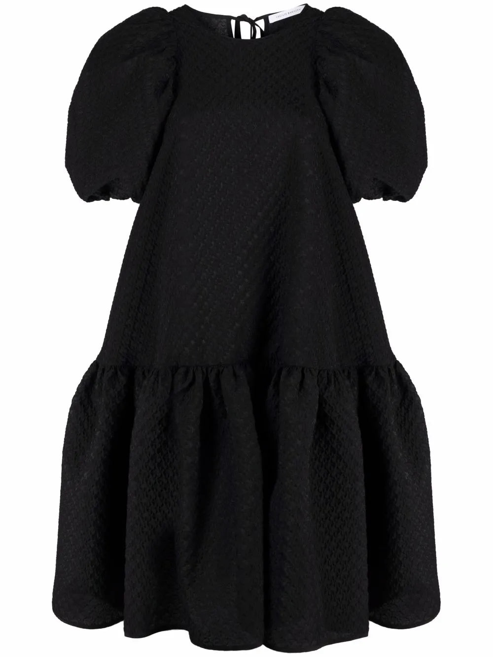 Alexa Puff-Shoulder Dress