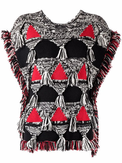 Tassel-Detail Wool Jumper