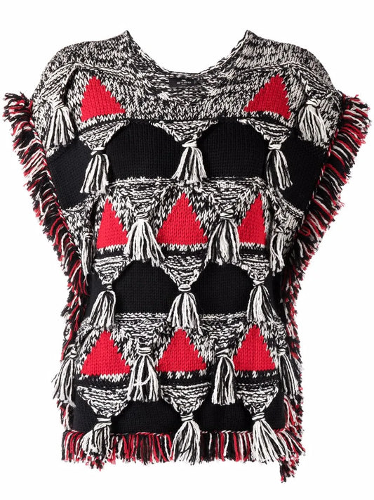 Tassel-Detail Wool Jumper