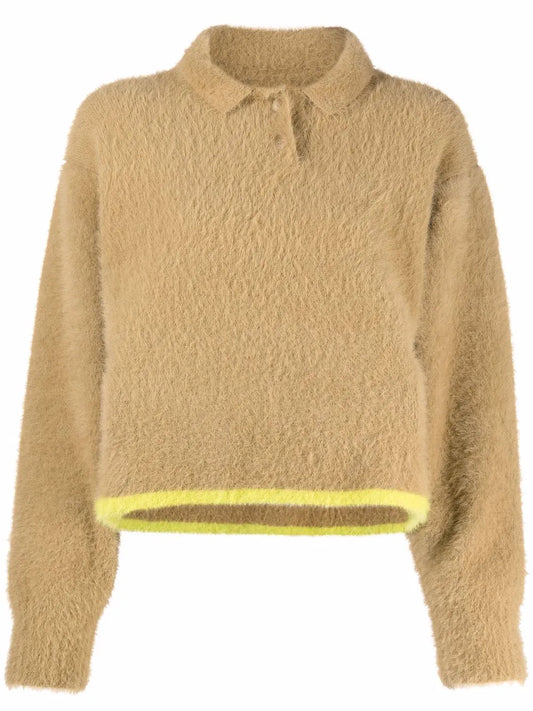 Le Polo Neve Textured Jumper