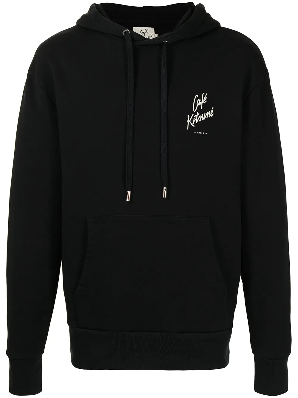 Café Kitsuné Print Drawstring Hoodie