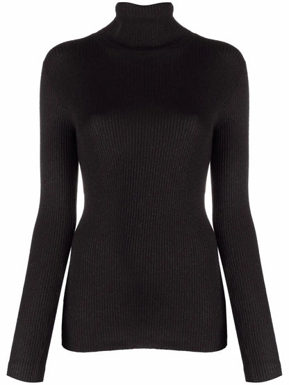 Roll-Neck Cashmere-Blend Jumper