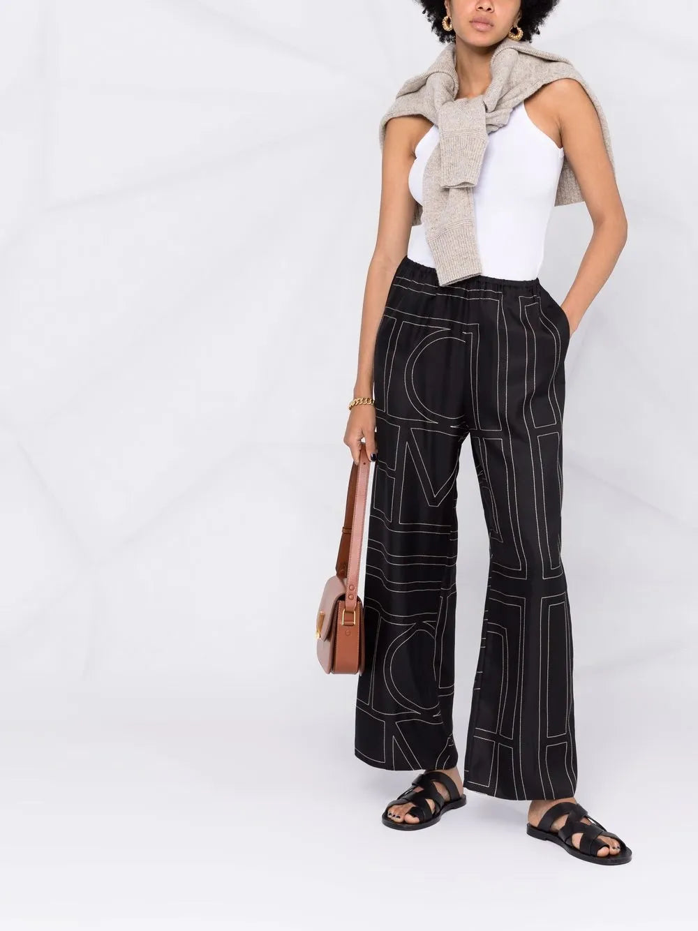 Monogram Silk Bottoms