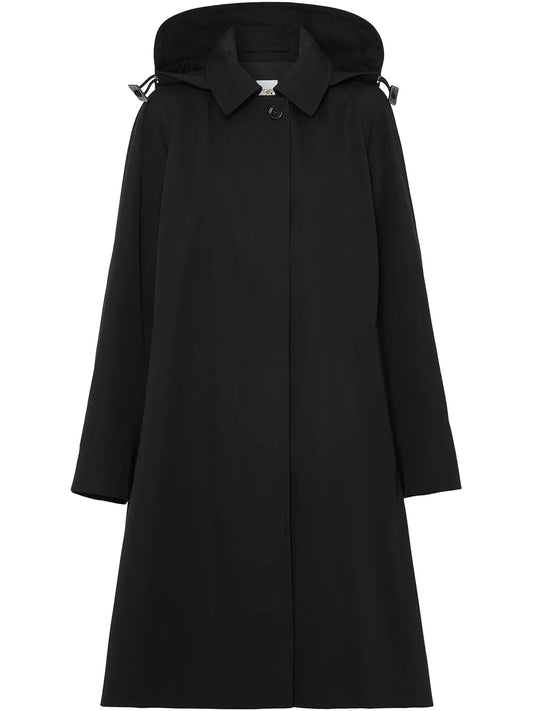 Gabardine Hooded Car Coat