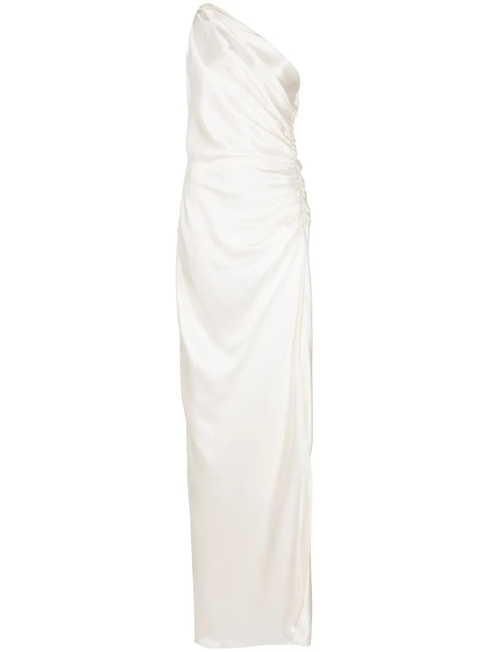 One-Shoulder Silk Gown