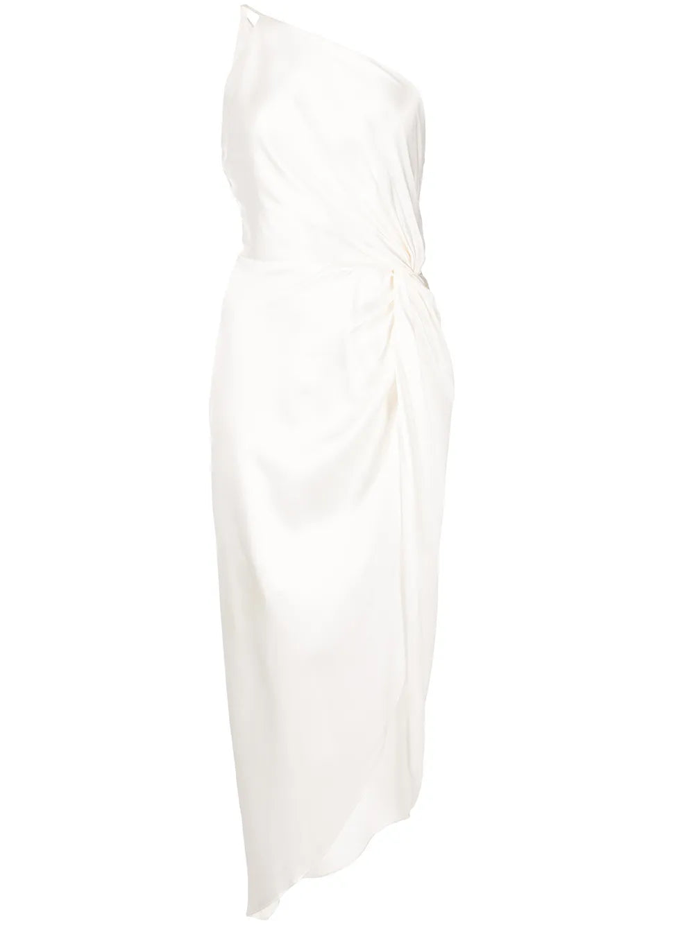 Twist-Knot Silk Dress