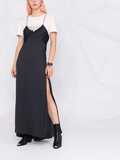 Satin Empire Line Dress