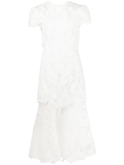Cut Out-Detail Midi Dress
