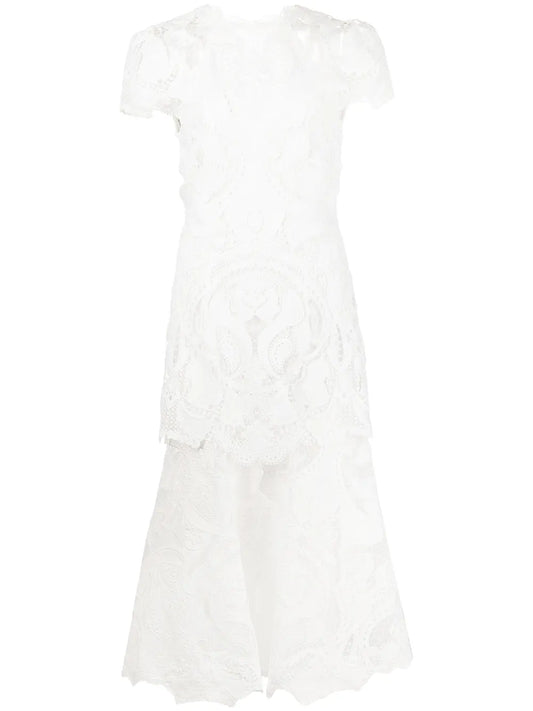 Cut Out-Detail Midi Dress